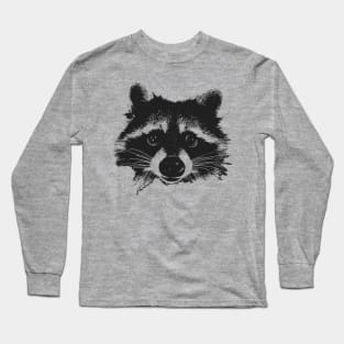 Raccoon Face Long Sleeve T-Shirt